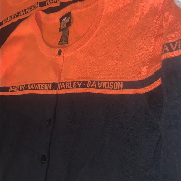 harley davidson cardigan sweater